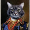 czar cat gallery wrapped portrait