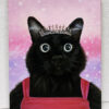 princess painting cat portrait