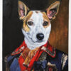 costumed dog painting