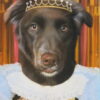 Royalty Dog Painting