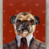 derpy dog portrait