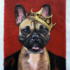 majesty portrait with pug
