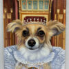 queen painting of dog