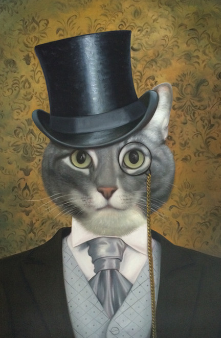 The Aristocrat | Splendid Beast Pet Portrait Template
