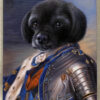 armored dog monarch painting
