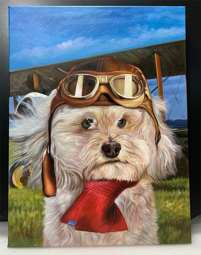The Pilot Painting Design Pilot Pet Splendid Beast