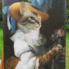 Marie Antoinette custom cat oil painting