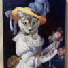 marie antoinette as a cat portrat