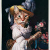 marie antoinette painting with cat