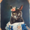 princess of wales cat custom oil painting