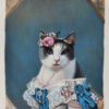 princess of wales cat oil painting