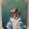 princess of wales cat wall art