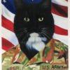 army cat custom oil painting