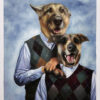 2 dogs in step brothers painting
